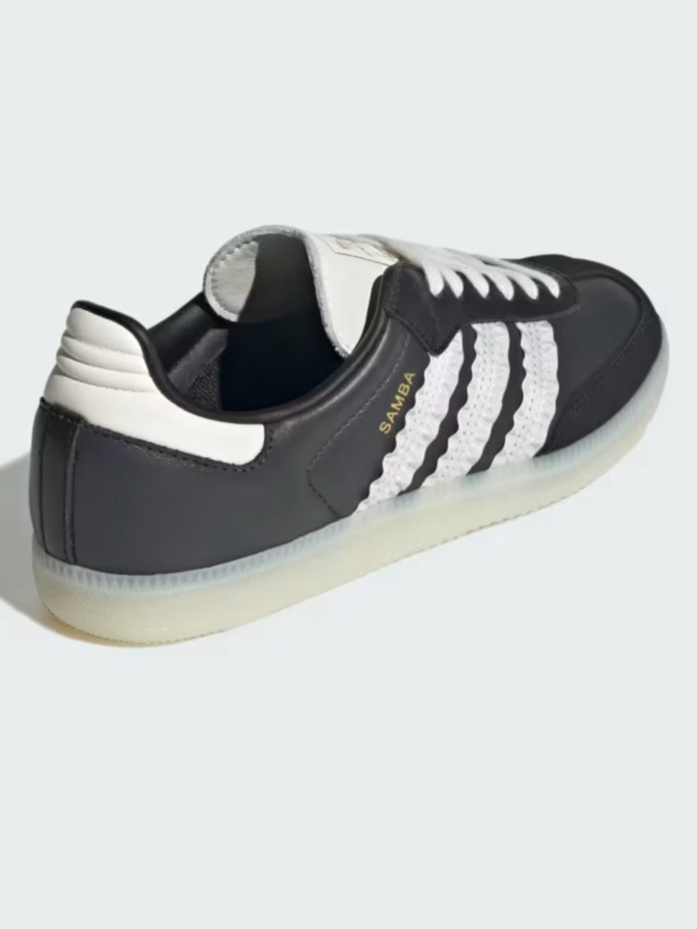 adidas Samba OG W Sneaker in Carbon, Black and White Size 9 - Picture 2 of 10